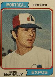 1974 Topps Baseball Cards      322     Ernie McAnally